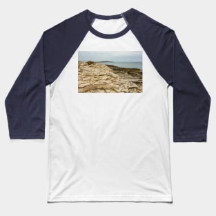 Limestone Coast in Kamenjak Park, Croatia Baseball T-Shirt